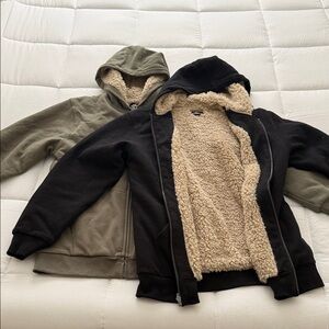 O'Neill Black and Olive Kids Jackets